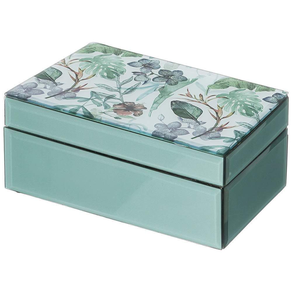 LEFARD Шкатулка 06-337 мдф/стекло 21*13*8,5см     