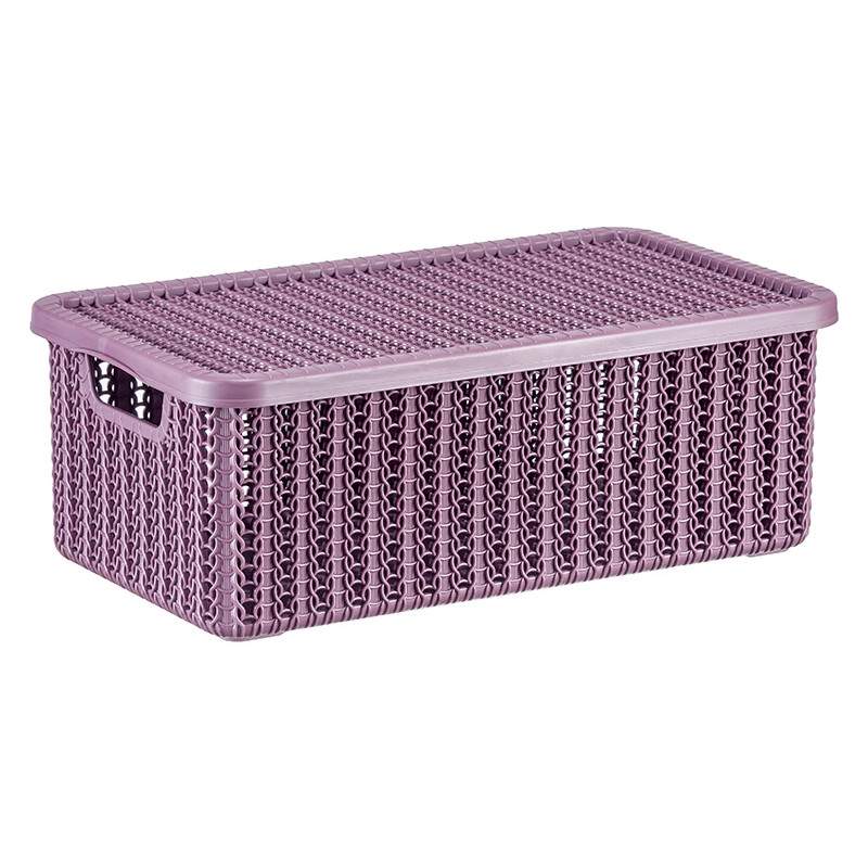 Корзинка д/хранения  Пурпур с кр. 6л  М2370пурп/249564