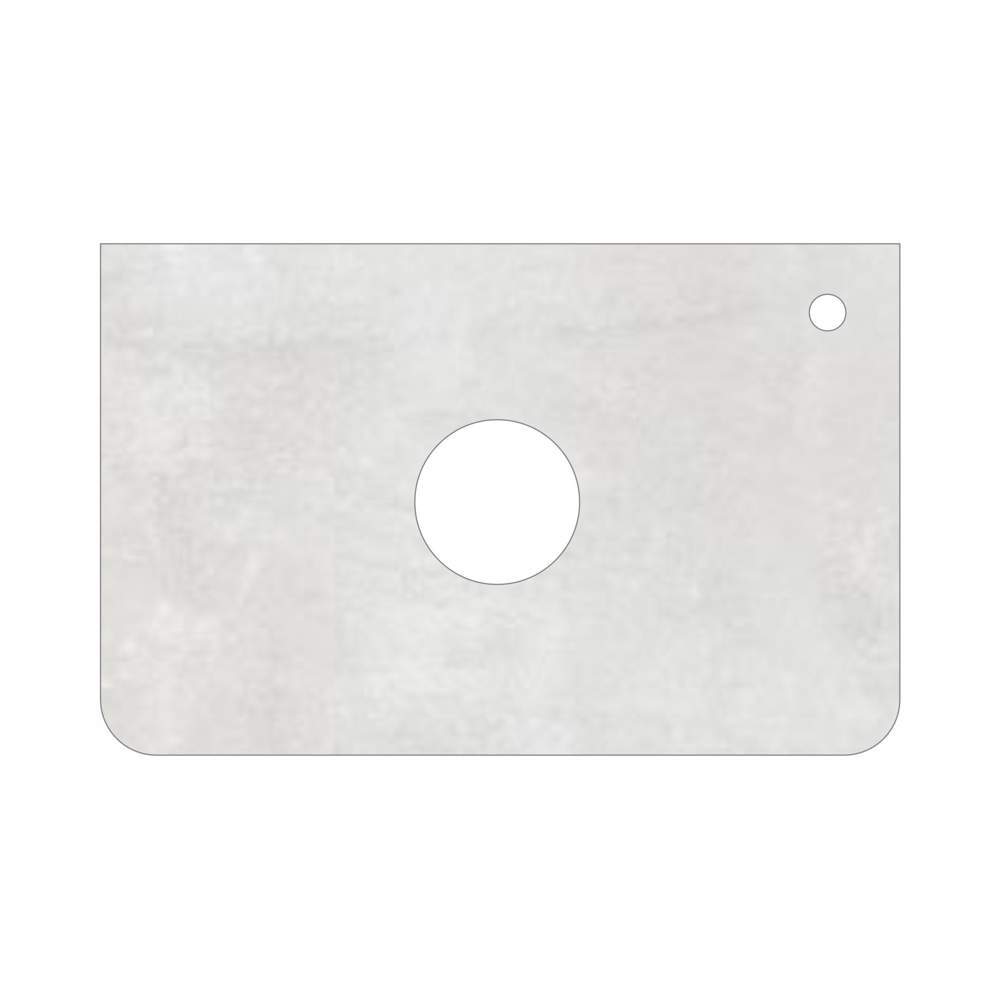 Тумба подвес. SOHO QUADRO 60/2 + столеш. Grey Light 60 светло-серый (фаска)