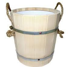 Запарник "Банные штучки" 12л  липа, с пласт. вставкой   03725