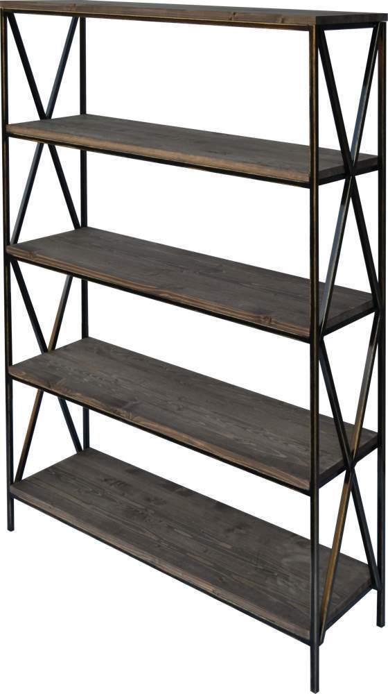 МЕТАЛЛ-ДЕКОР Полка №1418 Лофт h150х30х98см 5-ти ярусная 