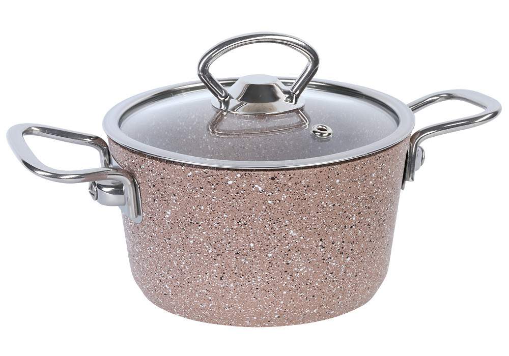 O.M.S. Brown Кастрюля 3111(S)-12-Bn 0,9л 12х7,5см АП покрытие