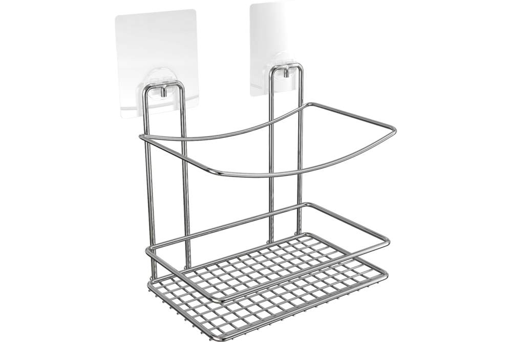 Полка-решетка д/ванной настенная на силиконовом крепл. Kleber Lite KLE-LT033