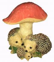 Гриб  ФП051  с тремя ежиками  25см 