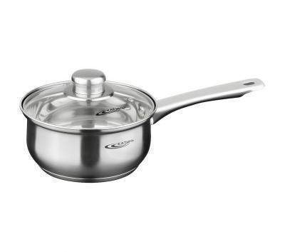 КАТУНЬ Гретта Ковш 1,6л 16см капсульное дно с/кр индукция /нерж/ КТ04-K