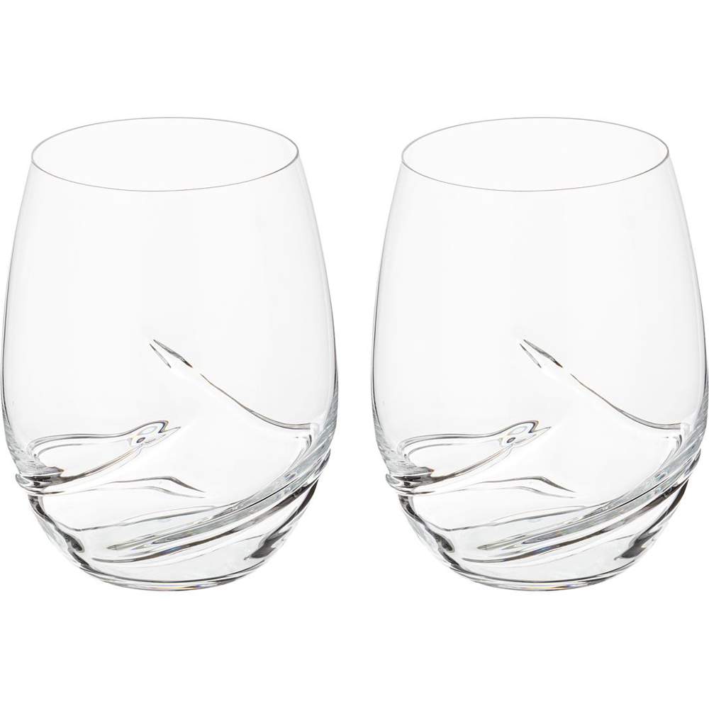 CRYSTALEX BOHEMIA Турбуленция 23018/500 Набор стаканов 500мл 2шт