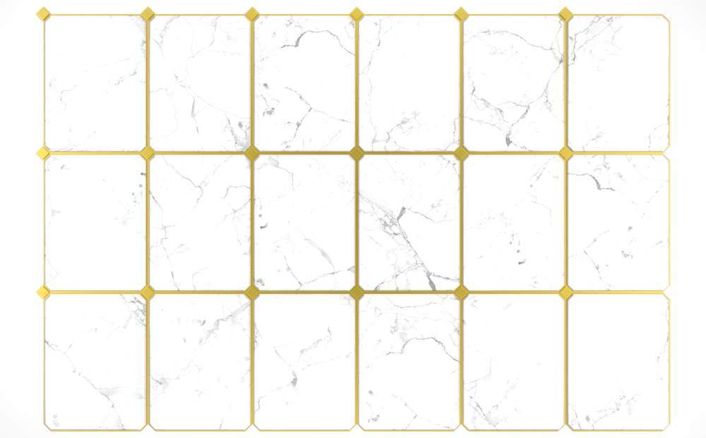 Панель ПВХ 0,6 Плитка " Мрамор светлый " 4627158781115