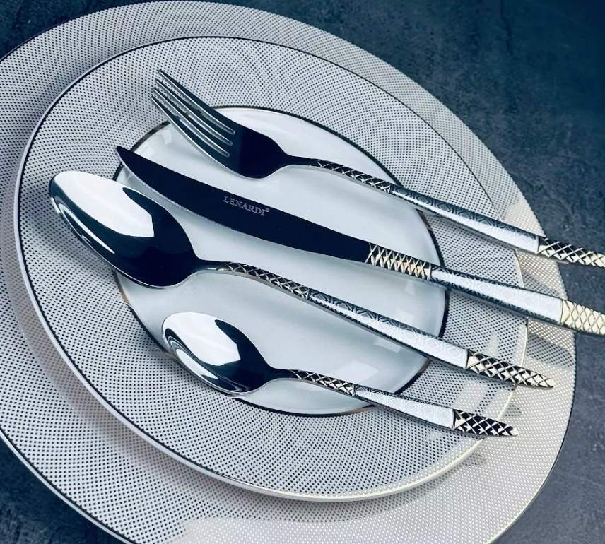 LENARDI Набор столовых приборов 6 персон 24 пр 200-032