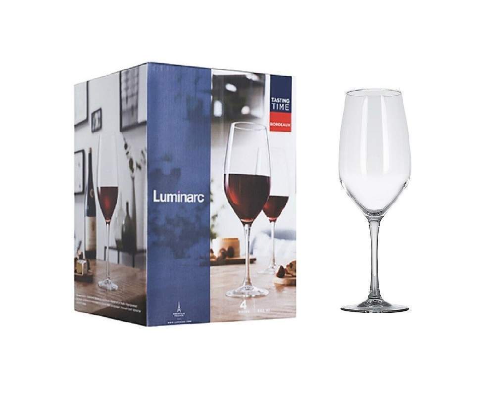 LUMINARC Tasting Time Набор бокалов 580мл Бордо д/вина 4шт P6815 