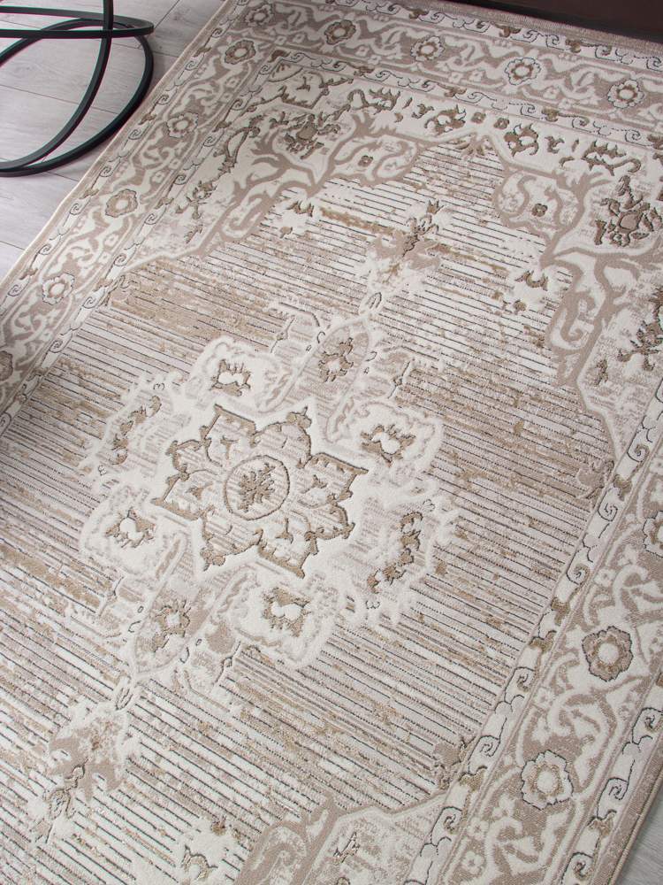 Ковер NOVA 04089A  1,0х2,0  CREAM HB / LIGHT GRI HB