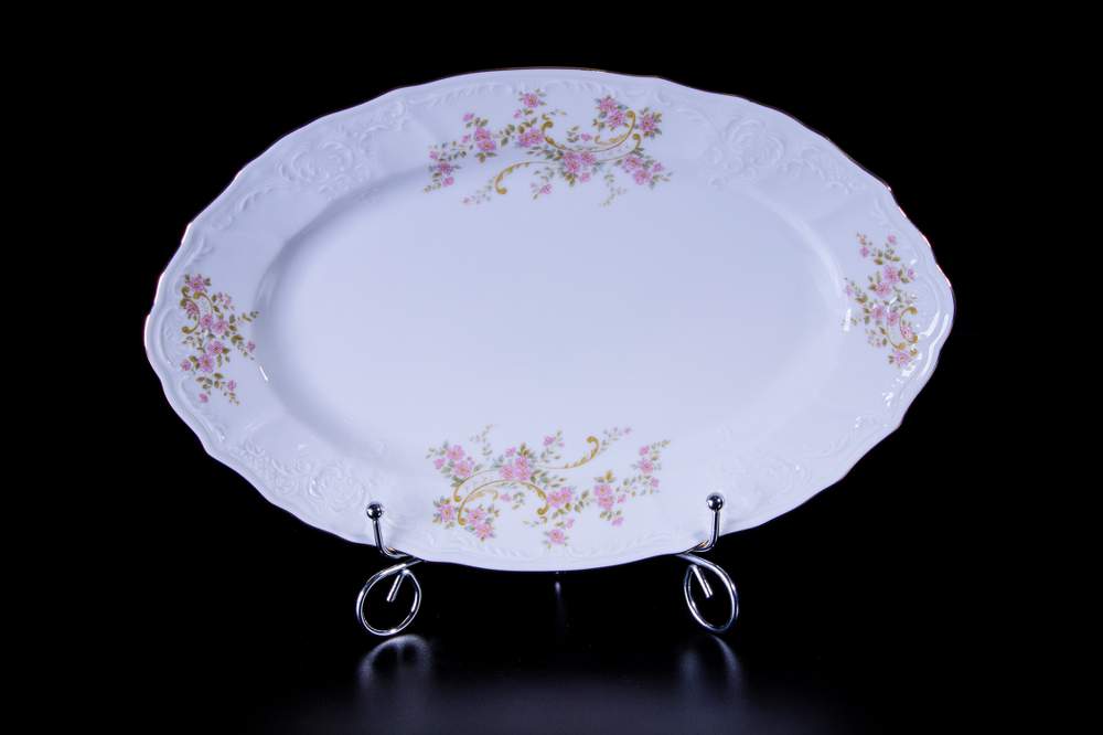 BERNADOTTE Флоретта Блюдо овальное 34см BE1767011 ЛЕФ2797