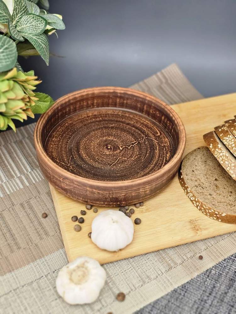 Кеци малая 18х3см красная глина пг/кец18