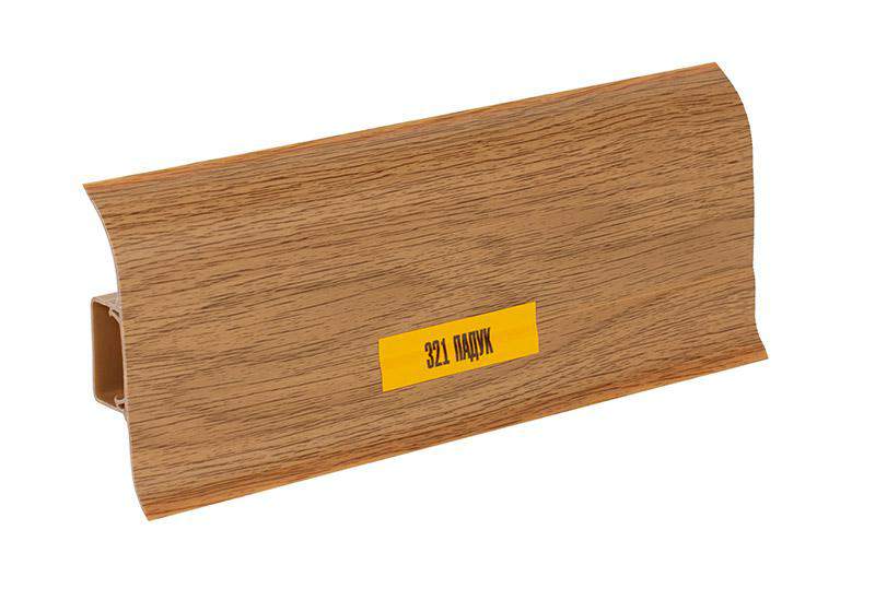 321 Плинтус н/п Идеал Комфорт, Падук, 55мм/2,5м