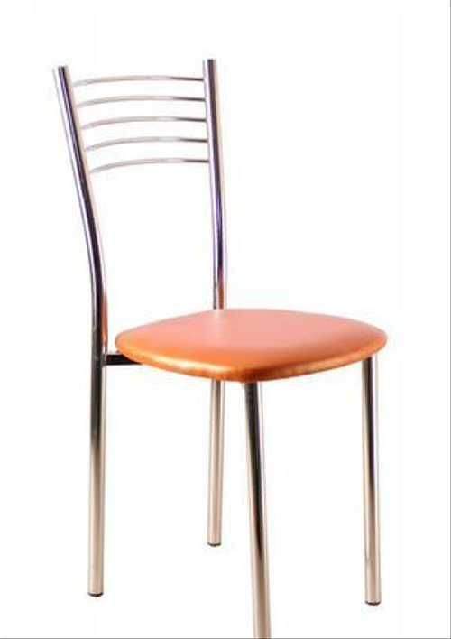 Стул Тюльпан МИС  хром лак/бенгал оранжевый