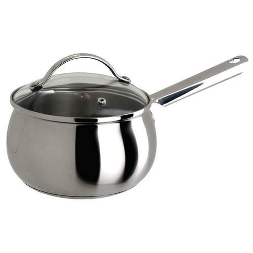 REGENT INOX Linea Apple Ковш 93-D-1 2л 16x9,5см матовая полировка cо стеклянной крышкой 