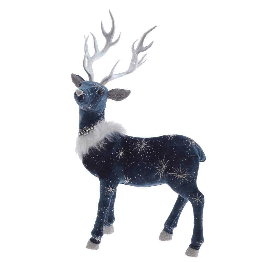 REMECO COLLECTION Фигурка 806825 Олень 24х15х43см (текстиль/полимер)