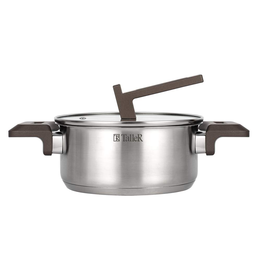 TALLER Метод Кастрюля TR-17307 1900мл нерж.сталь 18/10 индукция