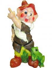 Гном  ФП091  с лягушкой  50см  