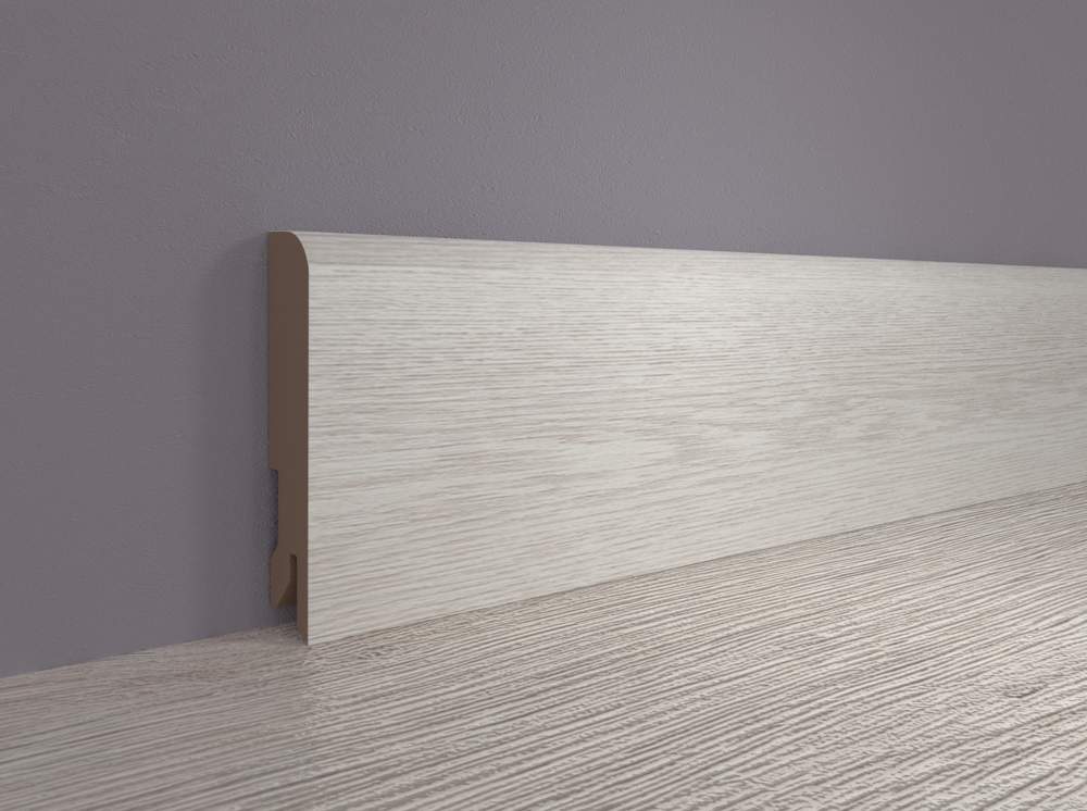 Плинтус МДФ ламинированный, Пл 80МДФ.2400.24015 дуб оверленд