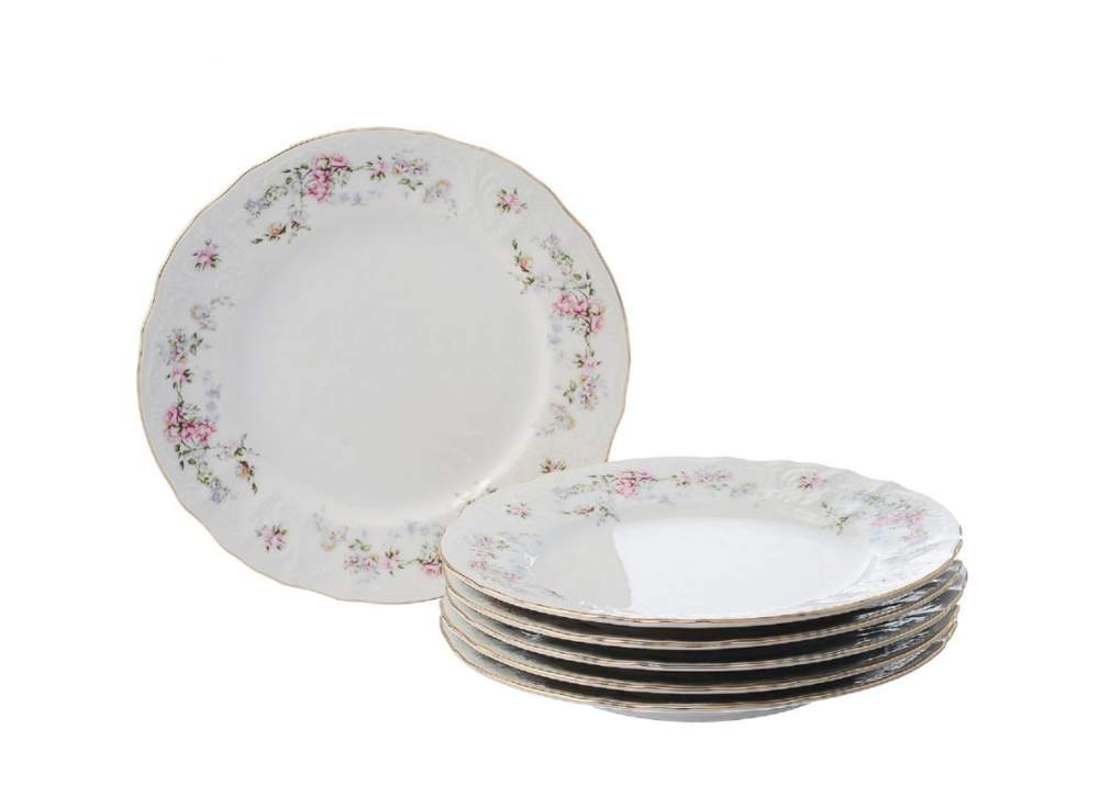 BERNADOTTE Дикая роза отводка золото Набор тарелок закусочных 21см P1750041JQZ6468011/БТФ0701