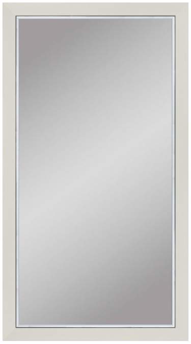 ГРАФИС Зеркало 50х150 Рама 6/Багет 65-А355 Белый с серебром