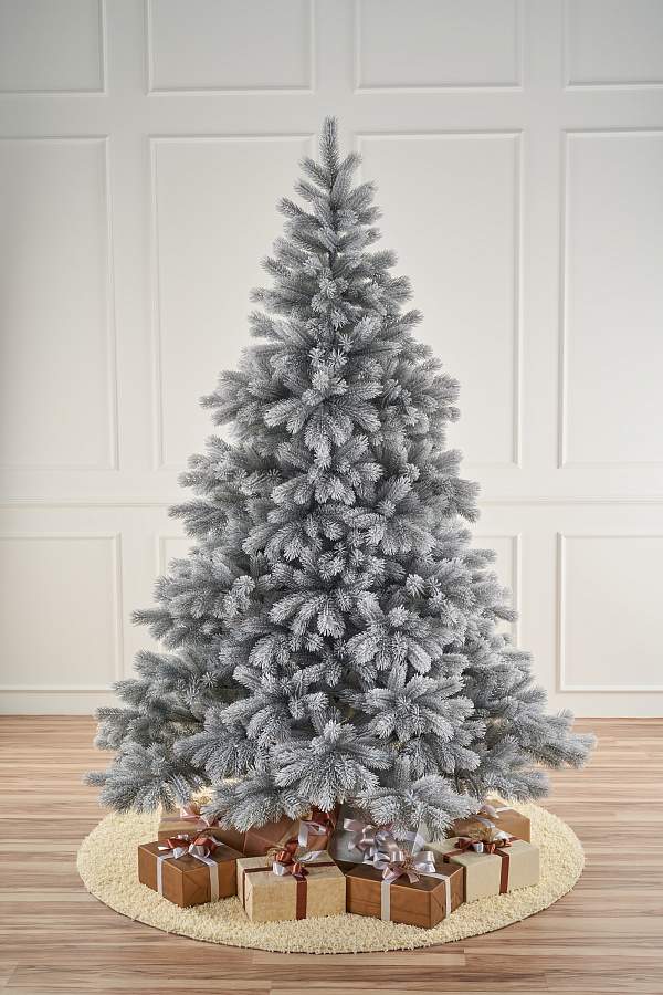 MAX CHRISTMAS Ель искусственная Монблан заснеженная 180см литая 100%PE шарнирная система ЕЛМСЗ 18