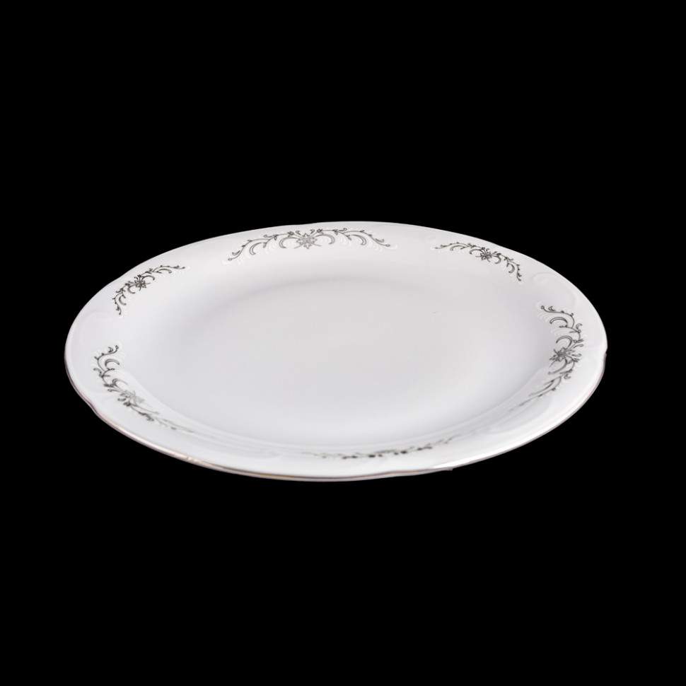 CMIELOW Камелия Серый орнамент Набор тарелок плоских 24см 1/6 OK01190-OMAZ2303