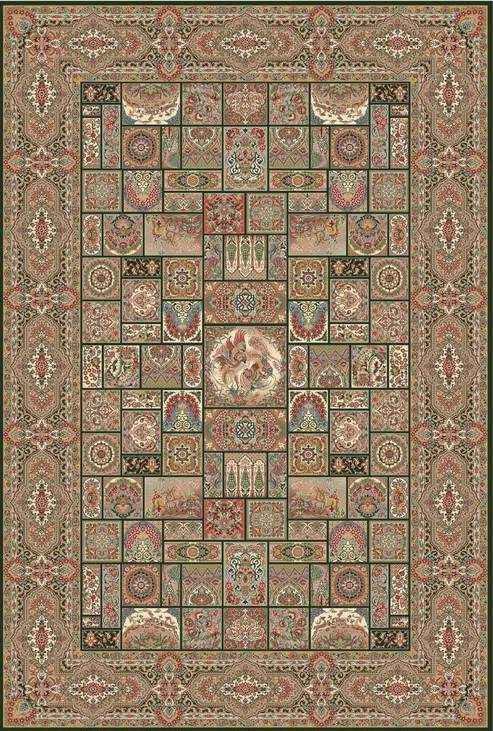 Ковер Shahriar (QI) Q-044/1099  D.Green  3,0х4,0