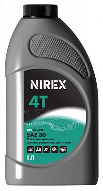 Масло NIREX  4-х тактное минеральное SAE 30 1,0л  32292