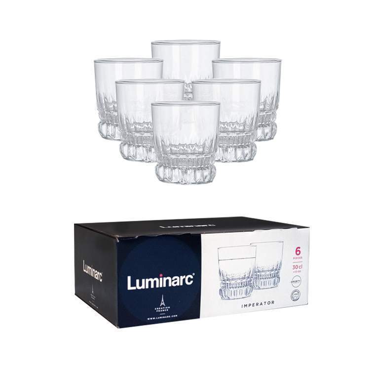 LUMINARC Император Набор стаканов 300мл 6шт низкие Q5983 