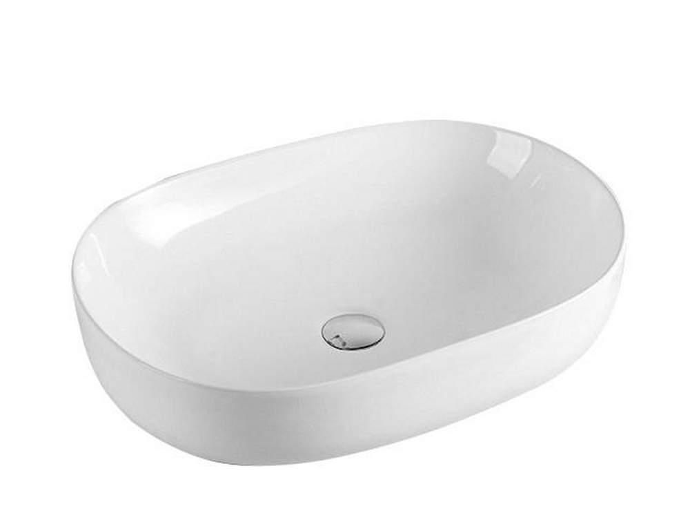 Раковина RD-241(60) накладная на столешницу, белый  600х400х150мм H 