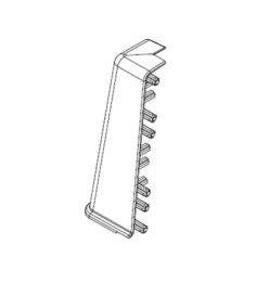 211 Угол наруж. д/плинтуса 70мм  "Деконика" Дуб рустик