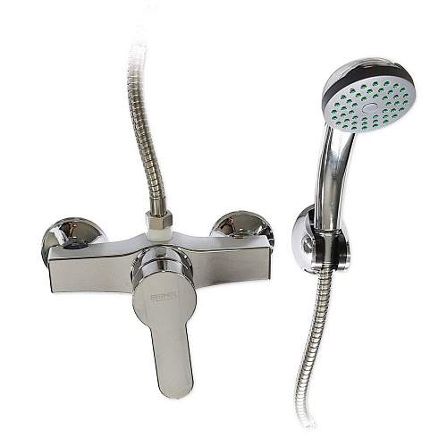 Смеситель BRIMIX  593  в душ шар. из высокопроч.пласт.АБС-хромир.