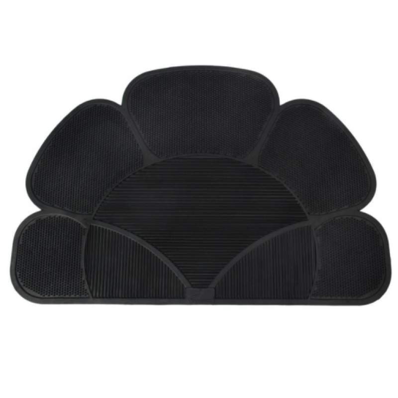 Коврик придверн. SHAHINTEX резиновый  45х75  SH04 (п/круг цветок)