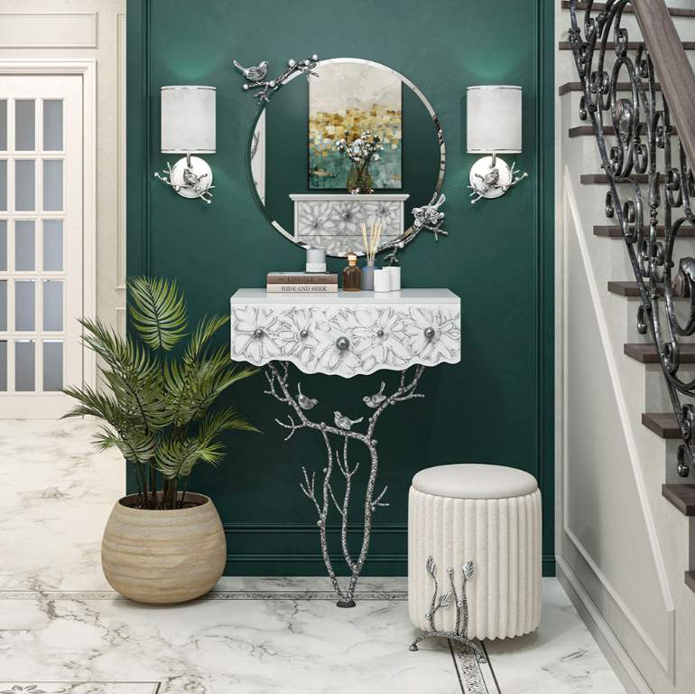 Банкетка "Терра Грасс"(ТК-Togo-02/ТК-Mega ivory, в.Б,цв.к. Античное серебро АСр)арт.14082