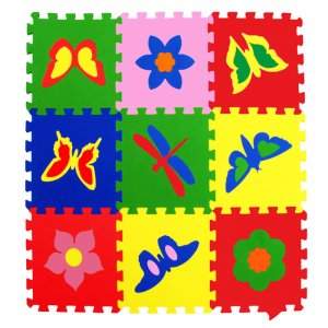 Пол мягкий универсальный Бабочки 33*33