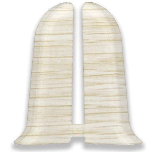 262 Заглушки торцевые (пара)  Идеал Комфорт, Клен вермонт, 55мм