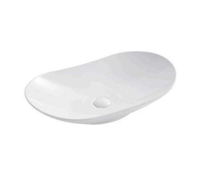 Раковина RD-7811AMW накладная на столешницу Белая матов. 640х360х135мм