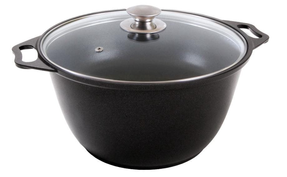 KUKMARA Кастрюля к22а 2л 22,5х10см АП Традиция стекл.крышка