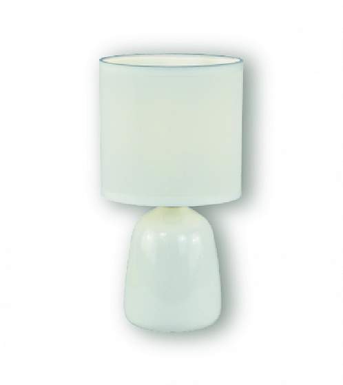 Св-к настольный декорат. "Капля" белый Е14 Фарлайт  FAR002308