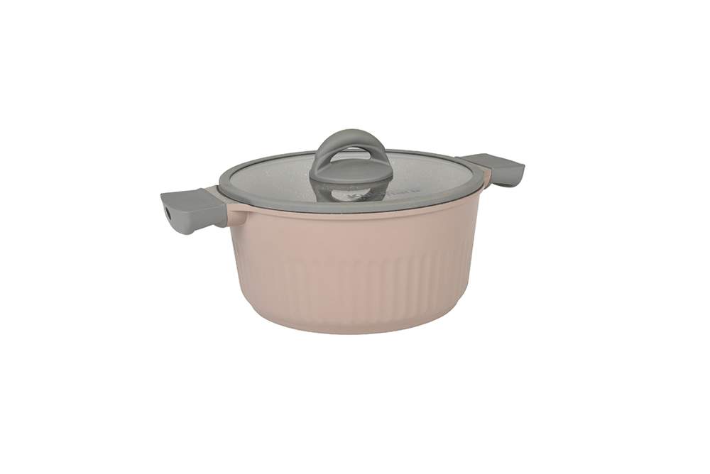 KUKMARA Кастрюля кск32а 3,2л 23х11см АП Stella cappuccino стекл.крышка