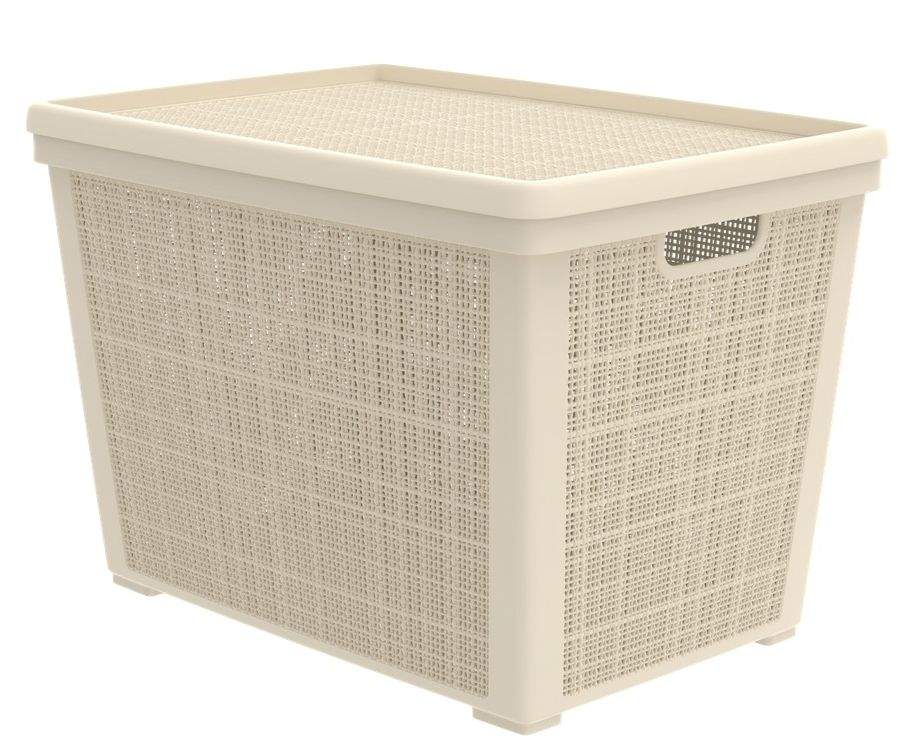 Корзинка Лен 65л с кр.сл.кость 57х40 h39см АП454 348116