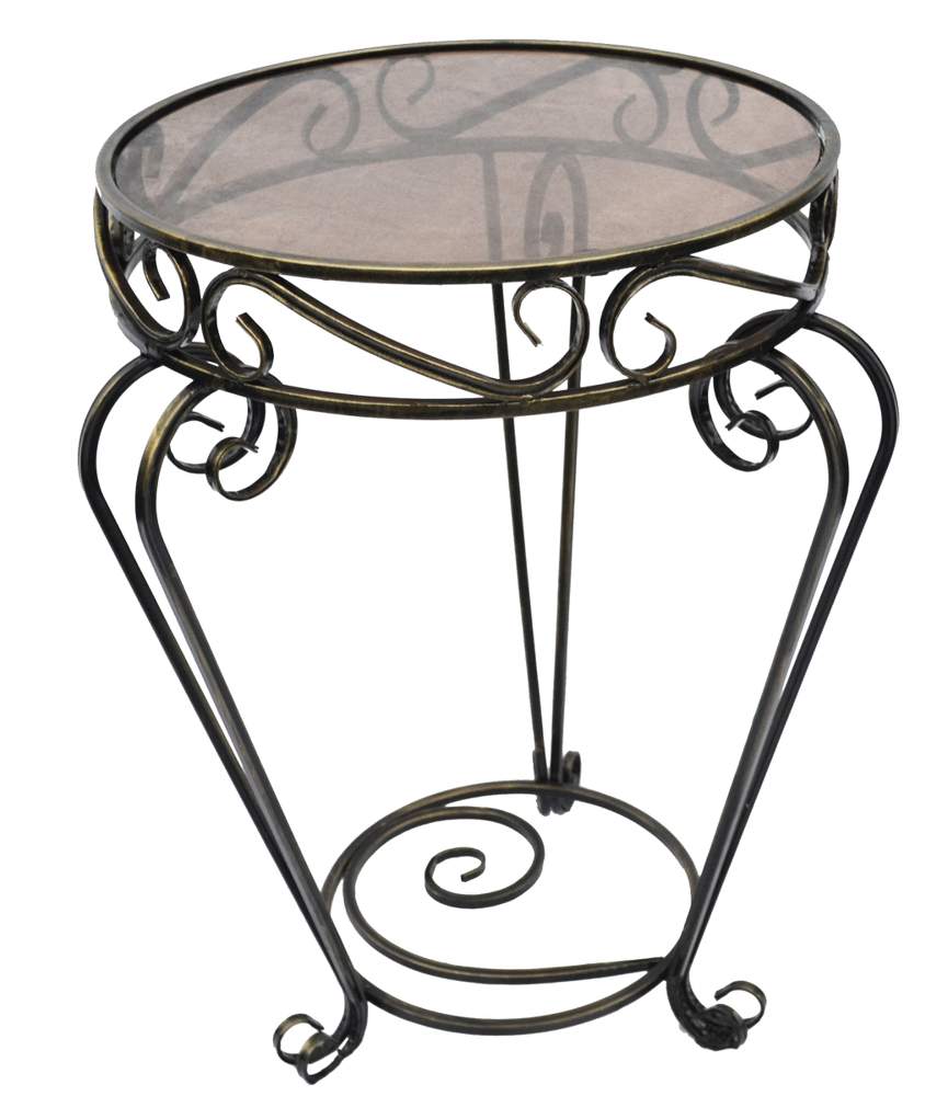 МЕТАЛЛ-ДЕКОР Столик №813 круглый h82х46см 