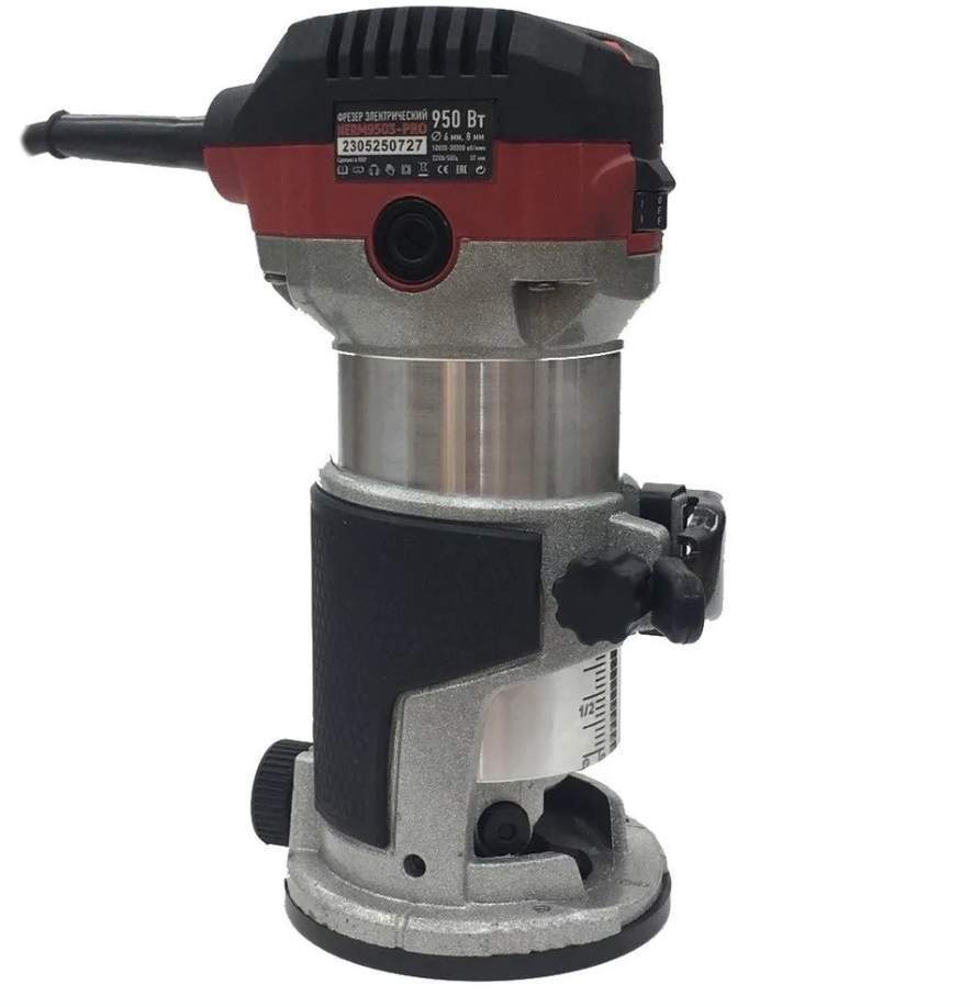 Фрезер NUMBER ONE NERM 9503-PRO 950Вт d цанги-6/8мм (3 смен.базы)
