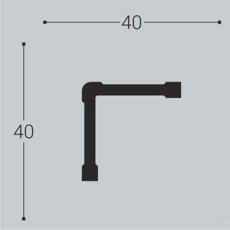 Угол XPS BD У4 (40*40)/40