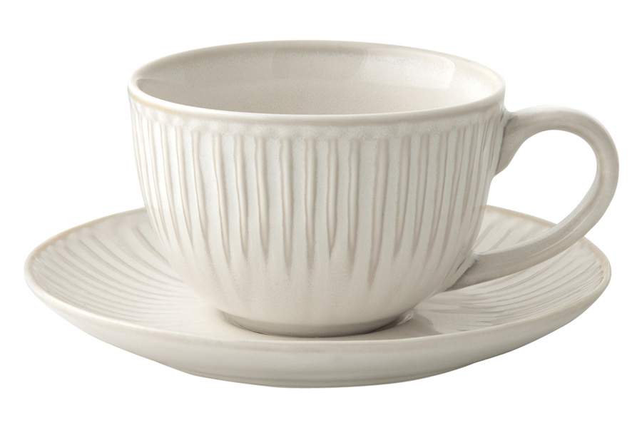 EASY LIFE Gallery белый Чашка с блюдцем 0,25л EL-R2534/GALW