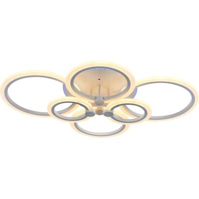 Светильник потолочный SLE500552-06RGB Белый/Белый LED 1*132W RGB 8W 3000-6000K