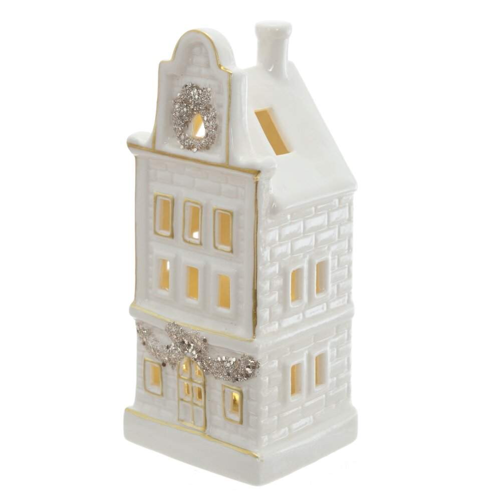 REMECO COLLECTION Фигурка 823284 Домик с подсветкой (LR44x2) 7х6х16см (фарфор) 