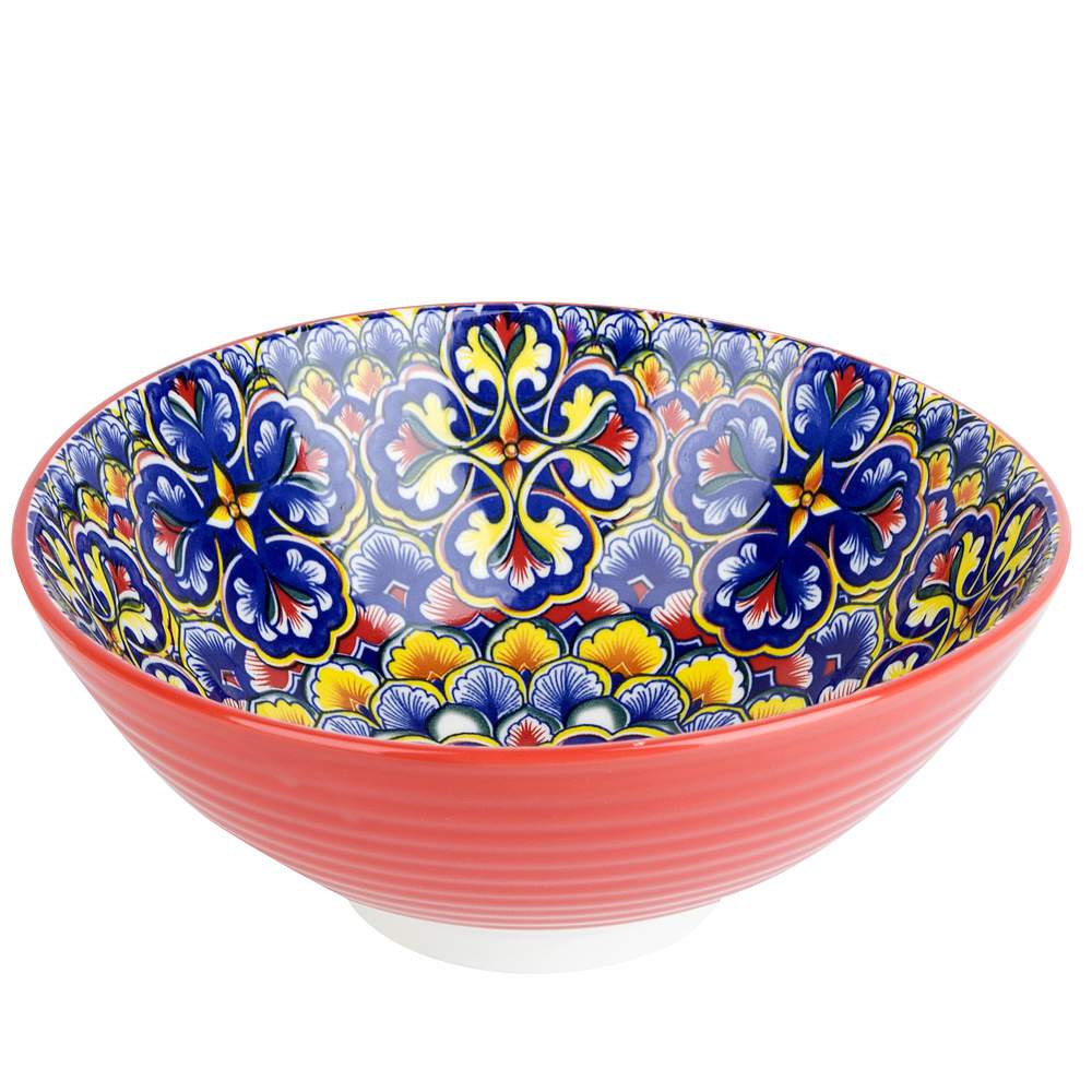 NOUVELLE HOME Arabesque красный Салатник 0860105 1200мл 20см