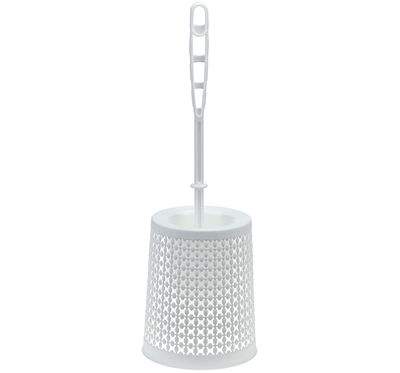 Ерш+подставка WC Макраме бел 295942/М5023